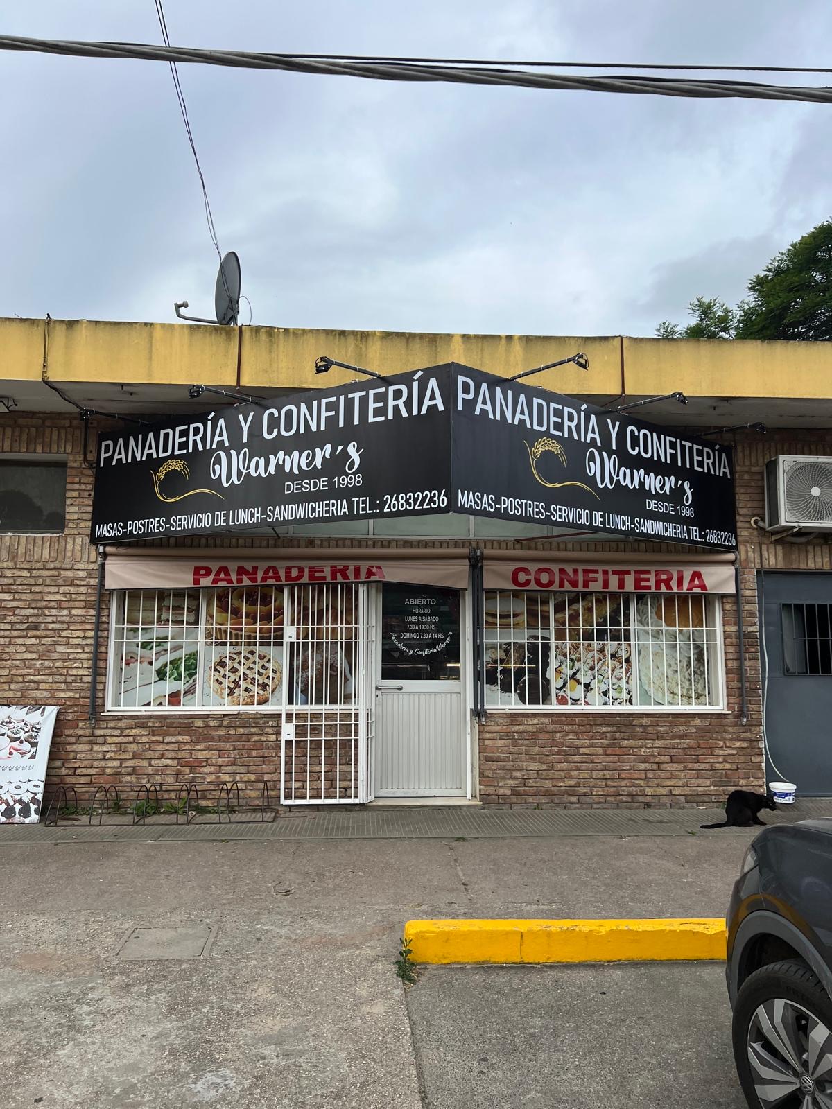 Cartel de frente para panadería