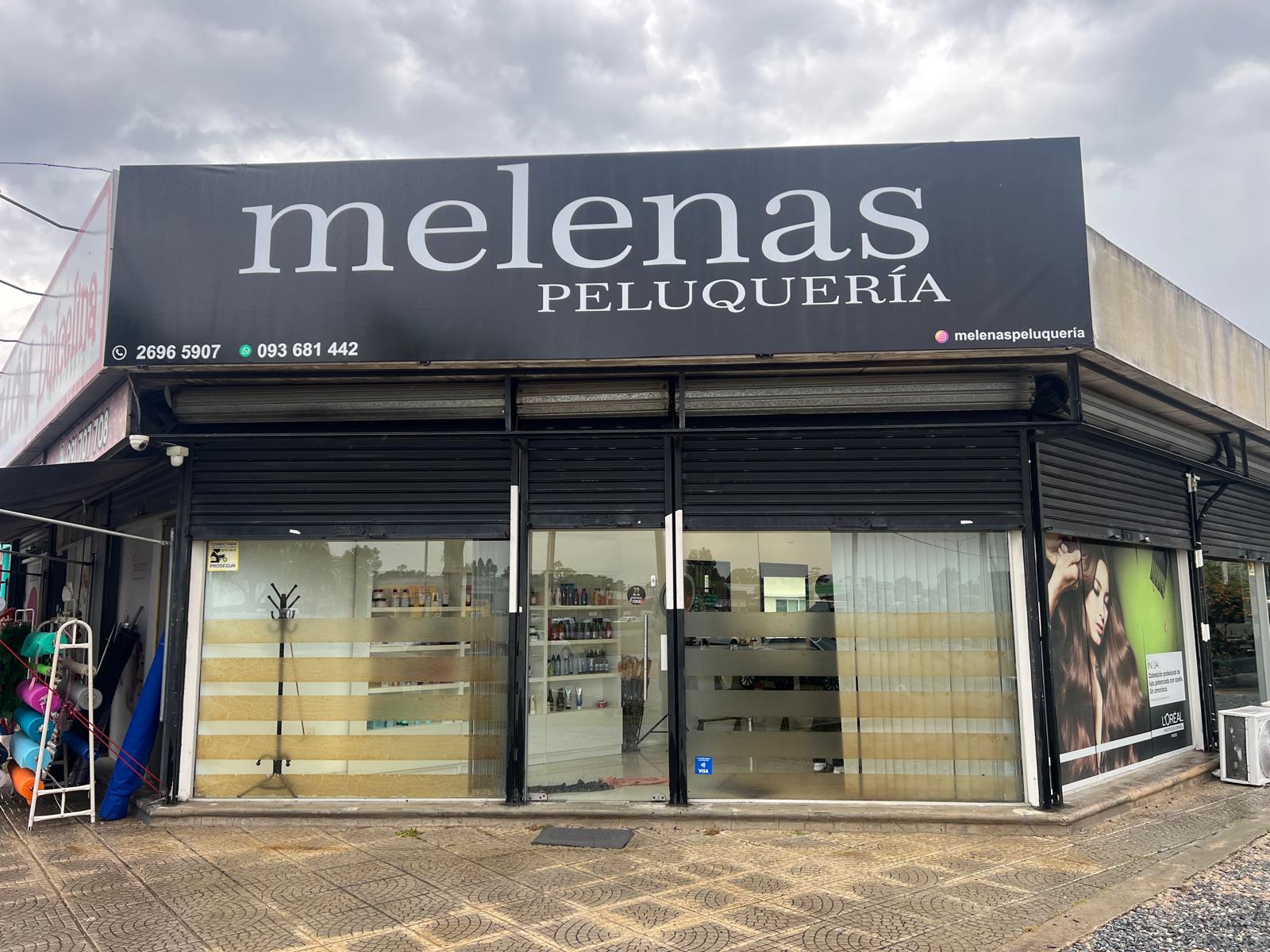 Cartel de frente para Melenas Peluquería
